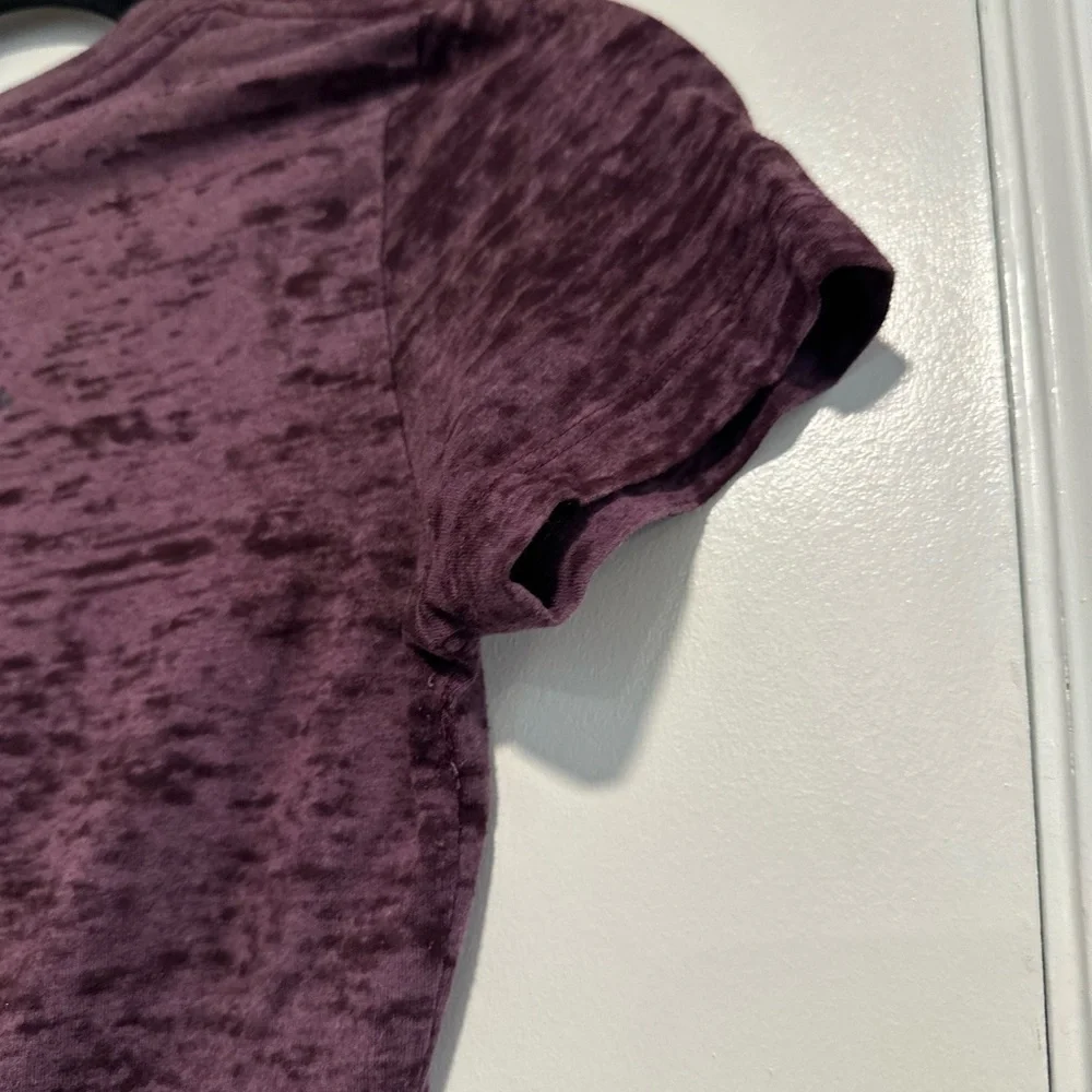 Women’s Harley Davidson Sz:S Heather Purple Lake Placid Babydoll Graphic Tee.
